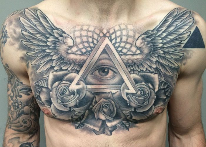 25 Cool And Creative Chest Tattoo Ideas And Designs For Men