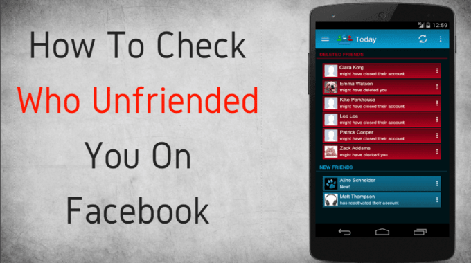 how to check who unfriended you on facebook