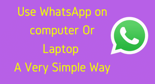 use whatsapp on computer