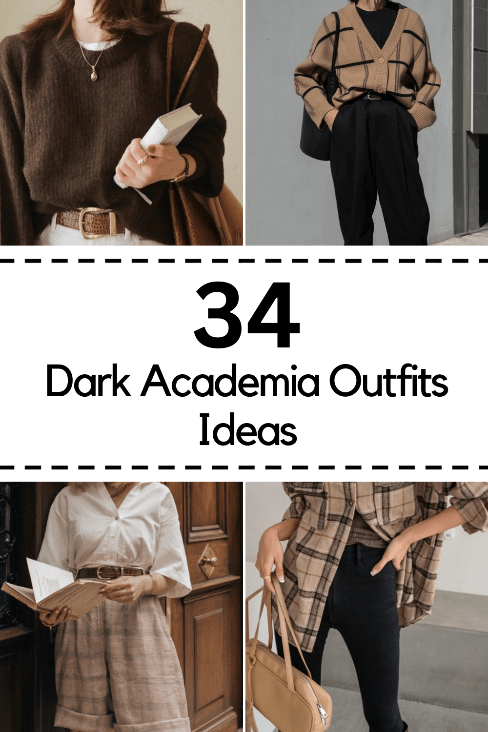 Dark Academia Outfits Ideas For women
