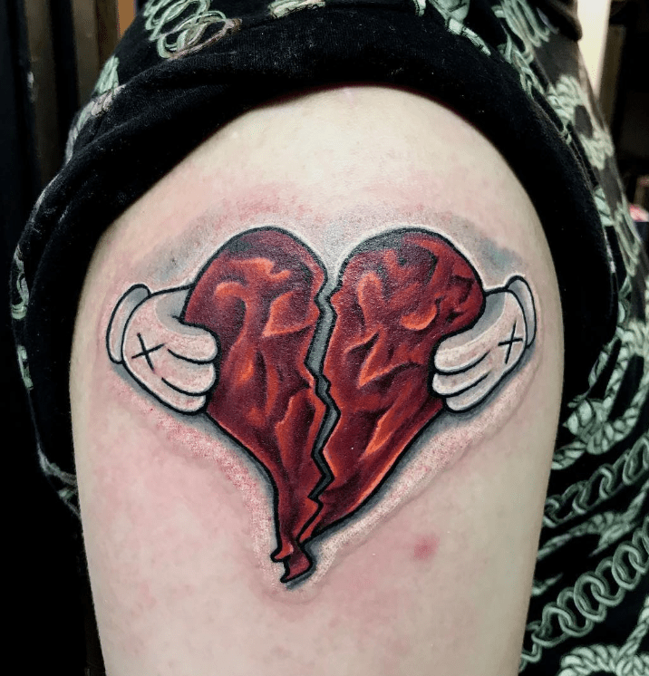 Broken heart tattoo designs ideas  Amazing Broken Heart Tat  Flickr