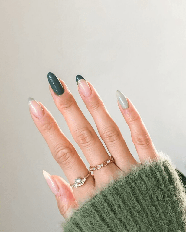 Enchanting Forest-Inspired Nails