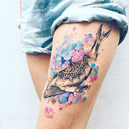 Watercolor Tattoos for women