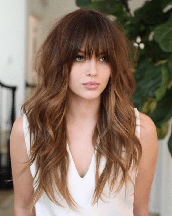 Long Hair with Highlights