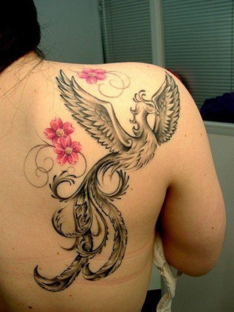 35 Mind Blowing Phoenix Tattoos Designs For Women
