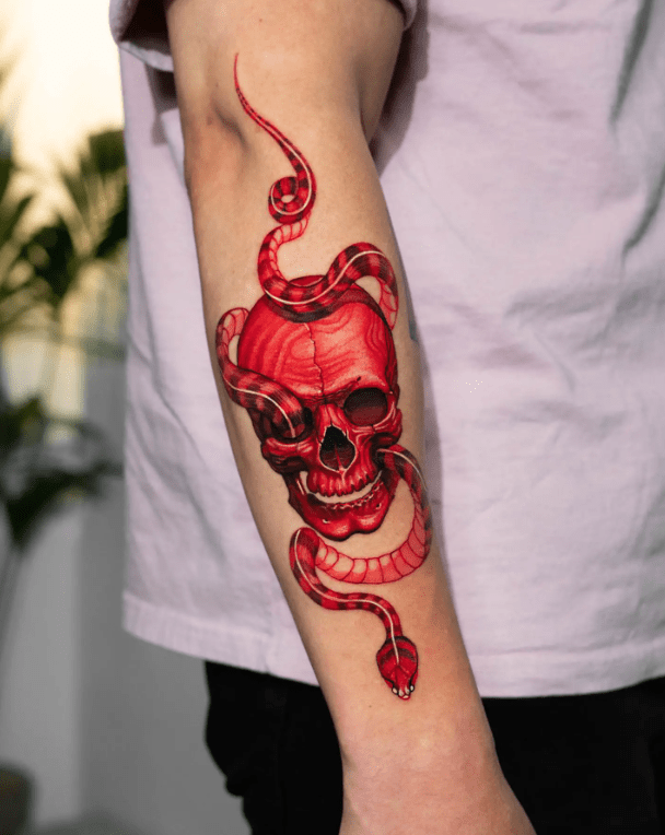 Masculine skull tattoos, skull tattoos for men, unique skull tattoos