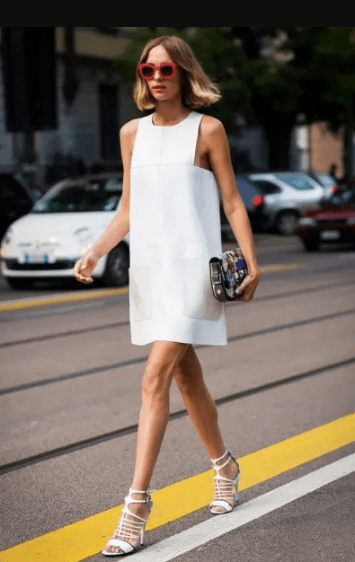 sleeveless shift dress for petites