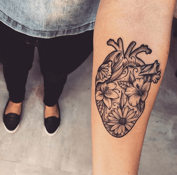 40 Pretty Cute Heart Tattoos For Women
