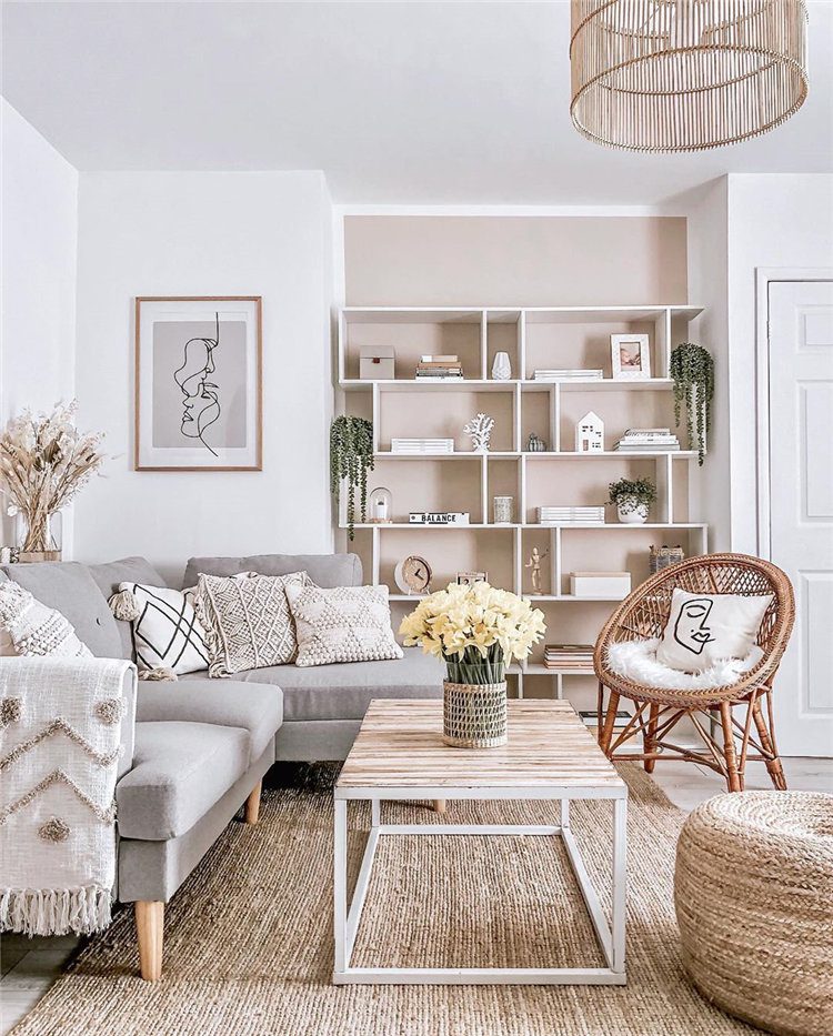 Modern living room, Small space decor, Cozy living room, Contemporary design, DIY home decor, Color schemes, Furniture arrangement, Wall art ideas, Minimalist living room, Budget-friendly decor

