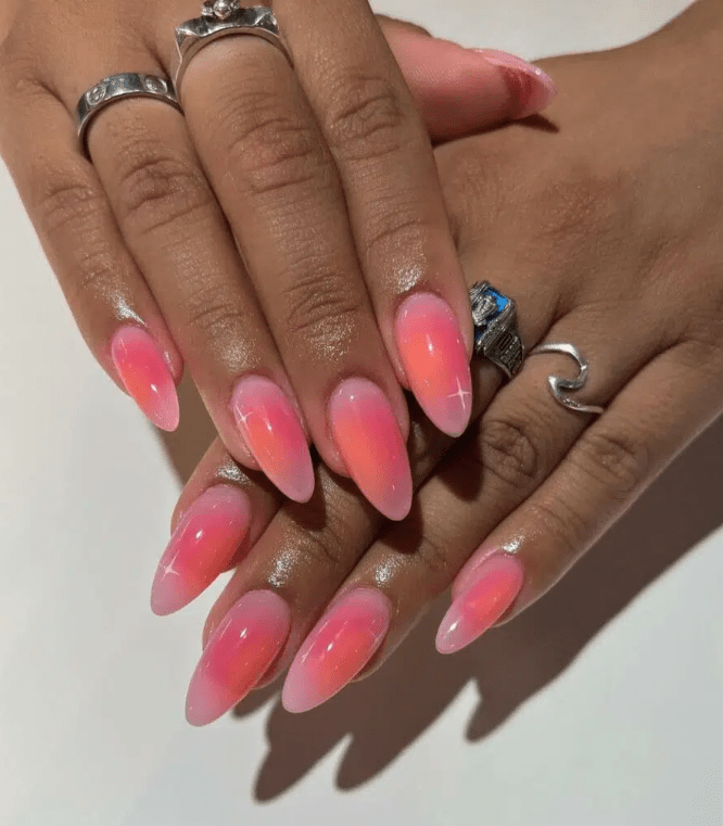 peach nails 29