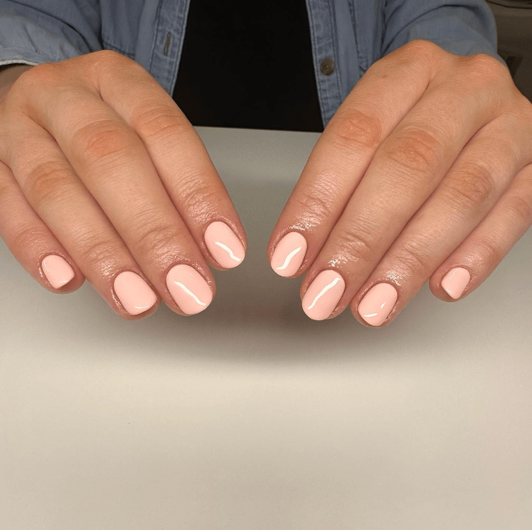 peach nails 33