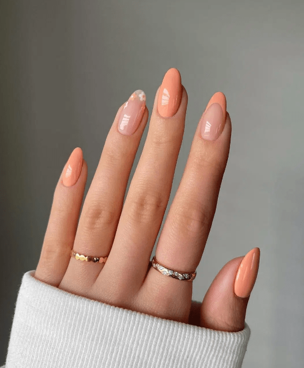 peach nails 8
