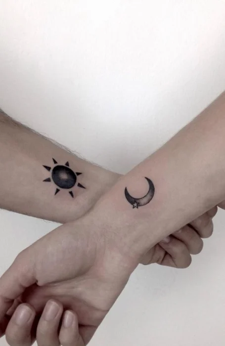 sun and moon tattoo designs